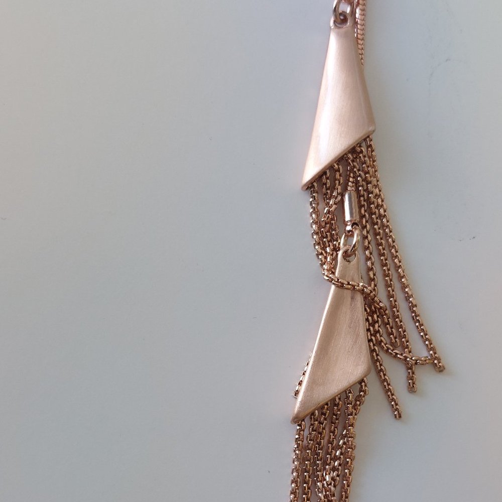2/$30 Kennet Cole Necklace Rosegold Diamond Lariat 💎 ✨️